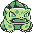 #001 Bulbasaur sprite Amarillo