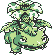 #003 Venusaur sprite Amarillo