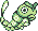 #010 Caterpie sprite Amarillo