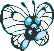 #012 Butterfree sprite Amarillo