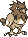 #021 Spearow sprite Amarillo