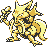 #064 Kadabra sprite Amarillo