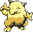 #096 Drowzee sprite Amarillo