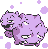 #110 Weezing sprite Amarillo