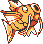 #129 Magikarp sprite Amarillo