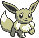 #133 Eevee sprite Amarillo