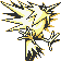 #145 Zapdos sprite Amarillo