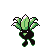 #043 Oddish sprite Rojo / Azul
