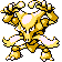 #065 Alakazam sprite Rojo / Azul
