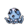 #072 Tentacool sprite Rojo / Azul