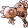 #106 Hitmonlee sprite Rojo / Azul