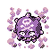 #109 Koffing sprite Rojo / Azul