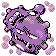 #110 Weezing sprite Rojo / Azul