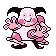 #122 Mr. Mime sprite Rojo / Azul