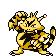 #125 Electabuzz sprite Rojo / Azul