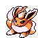 #136 Flareon sprite Rojo / Azul