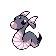 #147 Dratini sprite Rojo / Azul