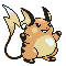 #026 Raichu sprite Cristal