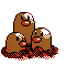 #051 Dugtrio sprite Cristal
