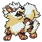 #059 Arcanine sprite Cristal