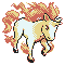 #078 Rapidash sprite Cristal