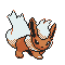 #136 Flareon sprite Cristal