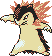 #157 Typhlosion sprite Cristal