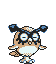 #163 Hoothoot sprite Cristal