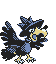 #198 Murkrow sprite Cristal