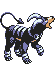 #229 Houndoom sprite Cristal