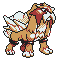 #244 Entei sprite Cristal