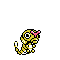 #010 Caterpie sprite Cristal Shiny