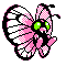 #012 Butterfree sprite Cristal Shiny