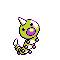 #013 Weedle sprite Cristal Shiny