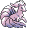 #038 Ninetales sprite Cristal Shiny