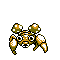 #046 Paras sprite Cristal Shiny