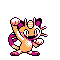 #052 Meowth sprite Cristal Shiny
