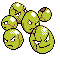 #102 Exeggcute sprite Cristal Shiny