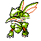 #123 Scyther sprite Cristal Shiny