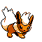 #136 Flareon sprite Cristal Shiny