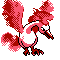 #146 Moltres sprite Cristal Shiny