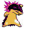 #157 Typhlosion sprite Cristal Shiny