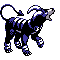 #229 Houndoom sprite Cristal Shiny