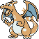 #006 Charizard sprite Oro