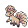 #037 Vulpix sprite Oro