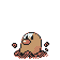 #050 Diglett sprite Oro
