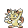 #052 Meowth sprite Oro