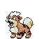 #058 Growlithe sprite Oro