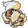 #059 Arcanine sprite Oro