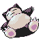 #143 Snorlax sprite Oro